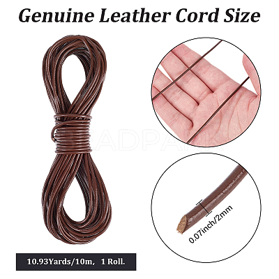 Cowhide Leather Cord DIY-CL0001-23B-1