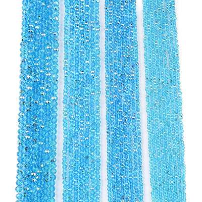 Electroplate Glass Beads Strands EGLA-A044-T2mm-L08-1