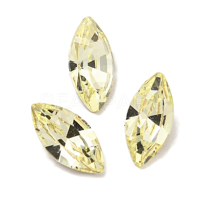 Glass Rhinestone Cabochons RGLA-L029-12A-213-1