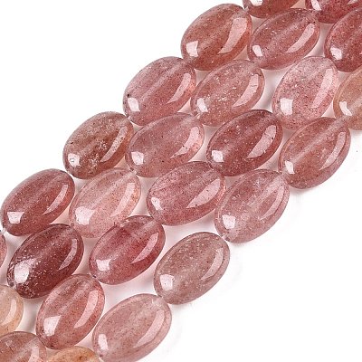 Natural Strawberry Quartz Beads Strands G-M206-50-1