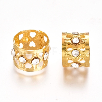 Iron Hair Braid Rings IFIN-WH0051-91G-1