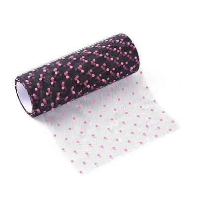 Polka Dot Deco Mesh Ribbons OCOR-I005-F02-1
