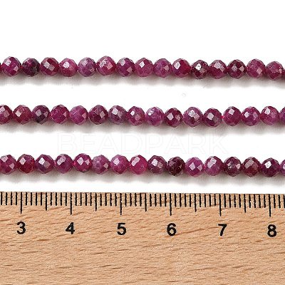 Natural Ruby Beads Strands G-K424-A01-4mm-1