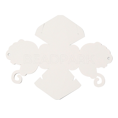 Baby Trolley Shape with Kid Pattern Candy Packaging Box CON-F012-03A-1