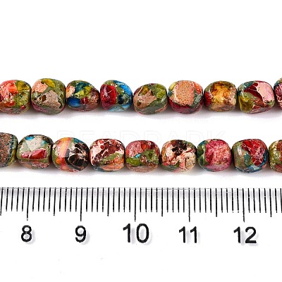 Natural Imperial Jasper Beads Strands G-N342-62H-1