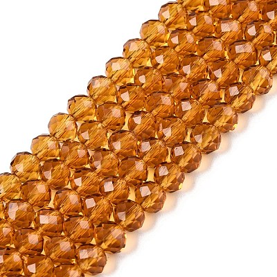 Glass Beads Strands EGLA-A044-T4mm-D04-1