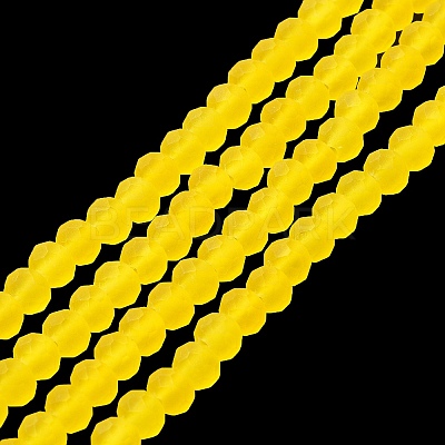 Transparent Glass Beads Strands EGLA-A034-T4mm-MD17-1