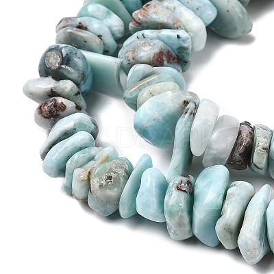 Natural Larimar Beads Strands G-A285-A05-01-1