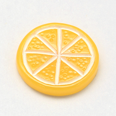 Pomelo Resin Decoden Cabochons X-CRES-R183-15A-1