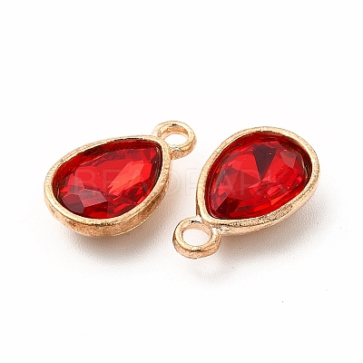 Faceted Glass Rhinestone Pendants GLAA-I051-A21-1