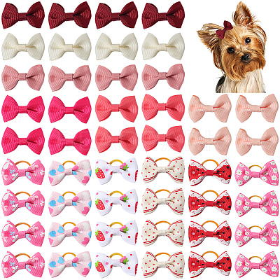 48Pcs Polyester & Iron Alligator Hair Clips AJEW-CN0004-10-1