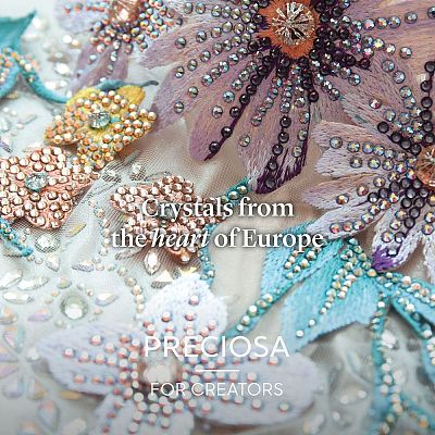 Preciosa® MAXIMA Crystal No Hotfix Flatback Stones Y-PRC-NSS8-01000-200-1