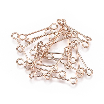 Ion Plating(IP) 304 Stainless Steel Eye Pins STAS-L247-007B-RG-1