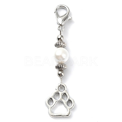 12Pcs 12 Style Alloy Pendant Decorations HJEW-JM02201-1