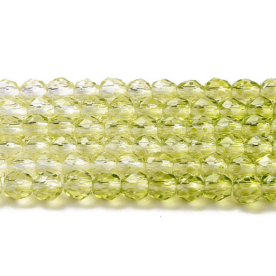 Transparent Gradient Color Glass Beads Strands GLAA-G101-2mm-13-1
