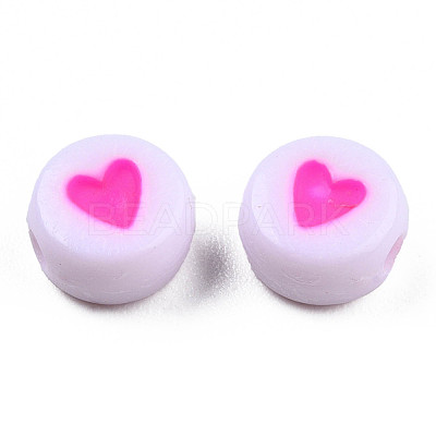 Opaque Acrylic Beads MACR-N008-57F-1