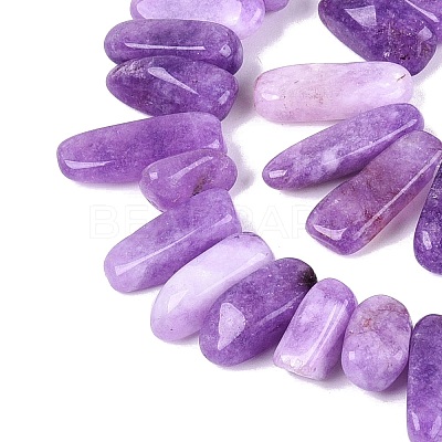 Dyed Natural Quartz Beads Strands G-Q606-24A-08-1
