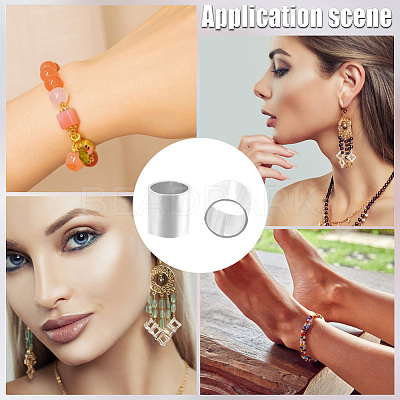 5000Pcs Brass Crimp Beads KK-BBC0015-75S-1