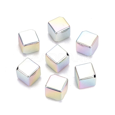 UV Plating Opaque Acrylic Beads OACR-Q198-12-1