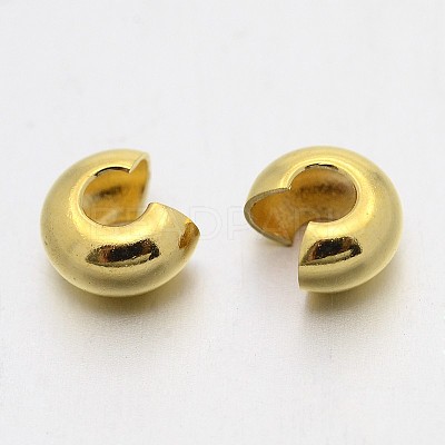 Iron Crimp Beads Covers IFIN-X0031-5mm-1