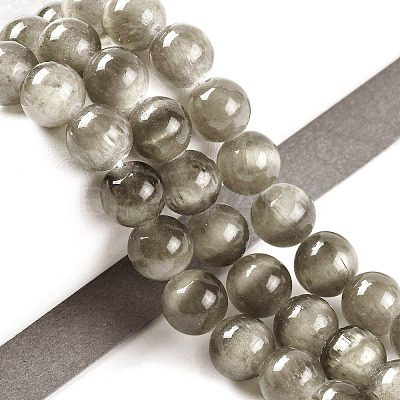 Natural Selenite Beads Strands G-C142-01B-01-1