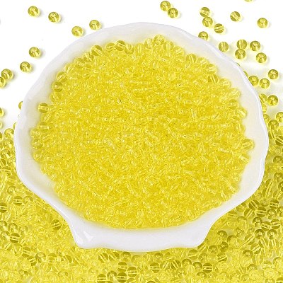 FGB Transparent Glass Seed Beads SEED-N013-01A-12-1