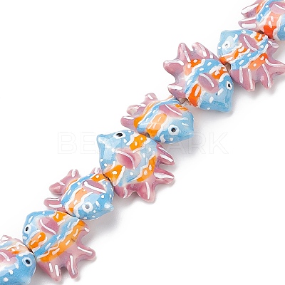 Handmade Porcelain Beads X1-PORC-G002-54G-1