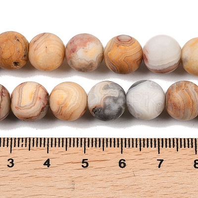 Natural Crazy Lace Agate Beads Strands G-Q462-10mm-12-1