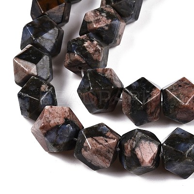 Natural Glaucophane Beads Strands G-T138-34-1