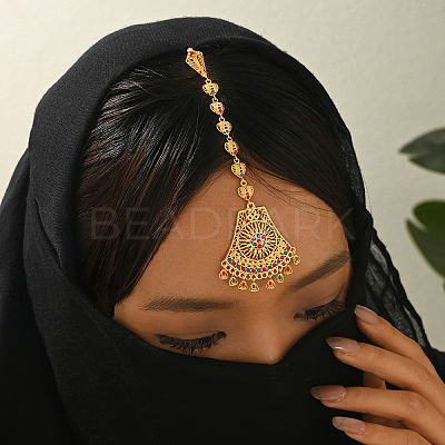 Brass Hair Bobby Pins Indian Forehead Chains QG8964-1