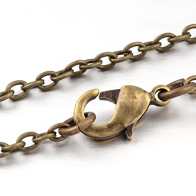 Iron Cable Chain Necklace Making NJEW-JN01385-01-1