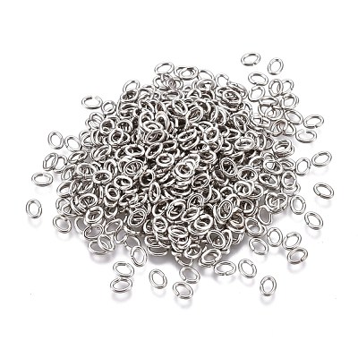 Tarnish Resistant 304 Stainless Steel Open Jump Rings STAS-F250-11P-H-1