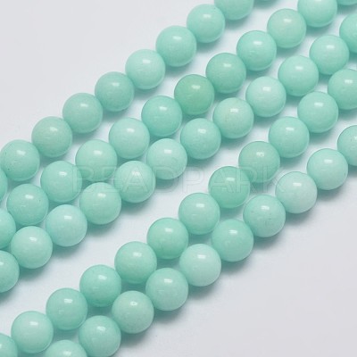 Natural Malaysia Jade Beads Strands G-A146-8mm-B07-1