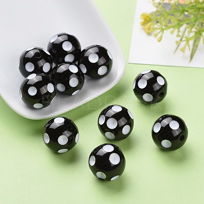 20MM Chunky Bubblegum Acrylic Round Beads X-SACR-S146-20mm-09-1