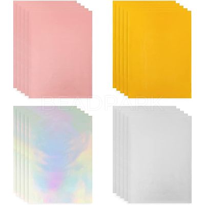 80Pcs 4 Colors A4 PET Stamping Hot Foil Paper DIY-FH0004-97-1
