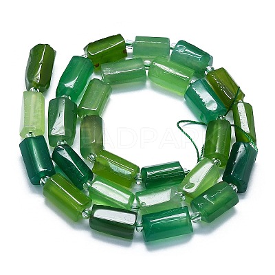 Natural Green Onyx Agate Beads Strands G-K245-I05-A01-1