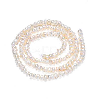 Natural Cultured Freshwater Pearl Beads Strand PEAR-N015-03B-1