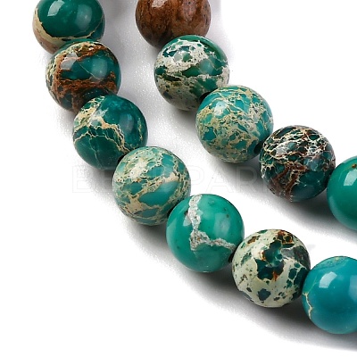 Dyed Natural Regalite/Imperial Jasper/Sea Sediment Jasper Beads Strands X-G-B124-C02-13-1