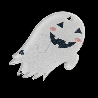 Halloween Printing Acrylic Pendants FIND-K017-05D-1
