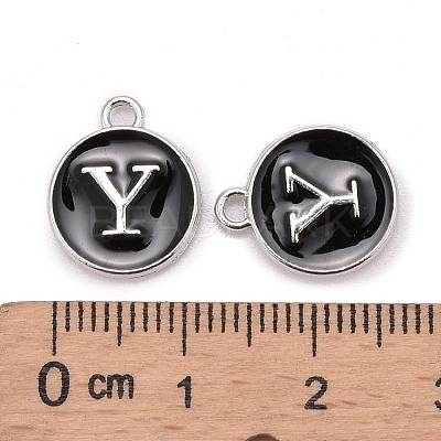 Platinum Plated Alloy Charms ENAM-S118-02Y-P-1