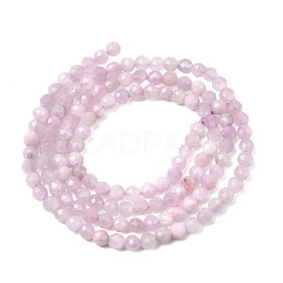 Natural Kunzite Beads Strands X-G-G343-B04-3mm-1