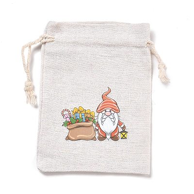 Christmas Cotton Cloth Storage Pouches ABAG-M004-02N-1