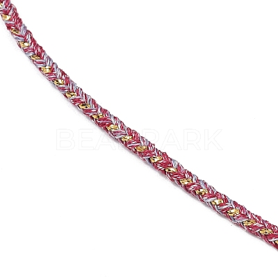 2.5MM Round Nylon Cotton Cord Necklace Making NJEW-C106-01G-05-1