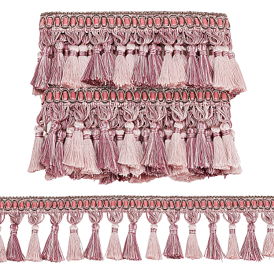 About 6M Polyester Tassel Ribbons OCOR-PH0006-13B-1