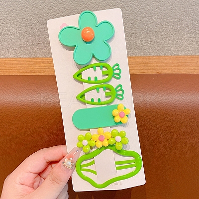 6Pcs Iron Snap Hair Clips PW-WG55E3A-05-1