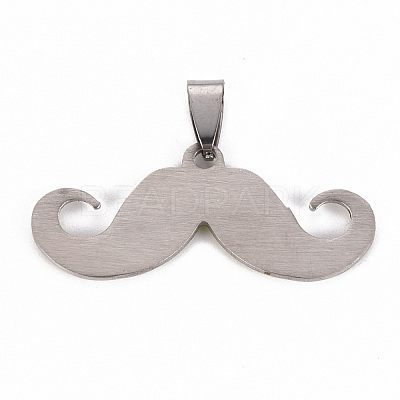 201 Stainless Steel Enamel Pendants STAS-S110-075H-1