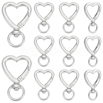 15Pcs Alloy Swivel Clasps FIND-UN0007-75P-1