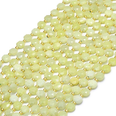 Natural Lemon Jade Beads Strands G-C116-A43-02-1
