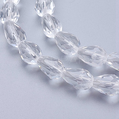 Glass Beads Strands LS-GLAA-R024-11x8mm-12-1