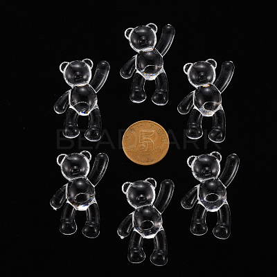 Transparent Acrylic Beads X-MACR-S373-01B-205-1